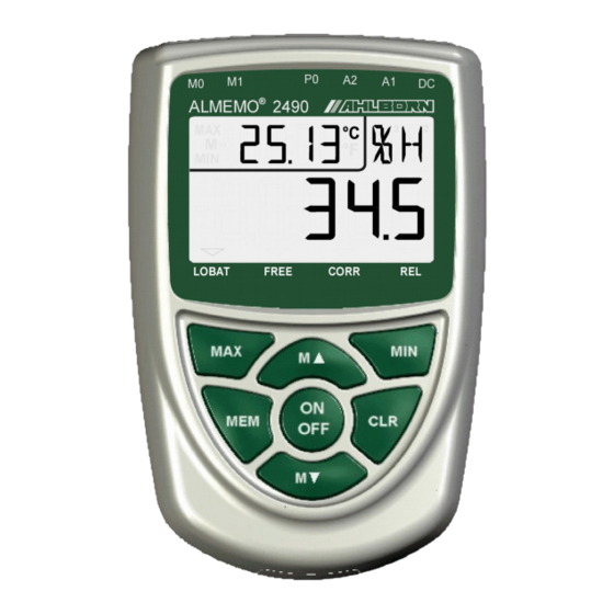 Ahlborn ALMEMO 2490-2L Bedienungsanleitung