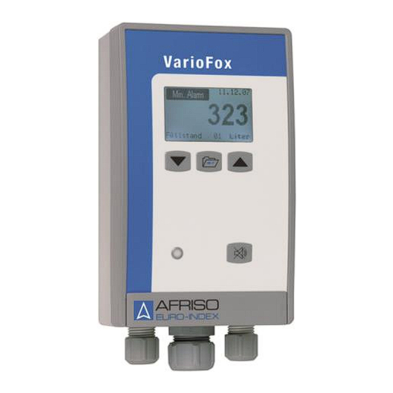 AFRISO VarioFox 12 Betriebsanleitung