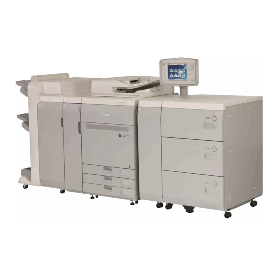 Canon imagePRESS C700 Kurzbedienungsanleitung
