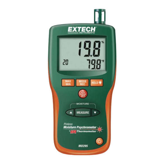 Extech Instruments MO295 Benutzerhandbuch