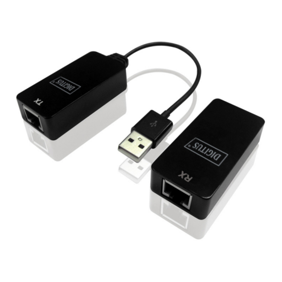 Digitus DA-70139-2 USB Extender Bedienungsanleitung