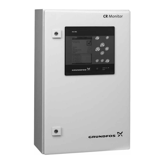Grundfos CR Monitor Serviceanleitung