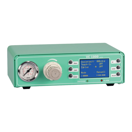 Vieweg VC 1100 Serie Bedienungsanleitung