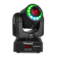 Beamz Panther 35 LED Spot Moving Head Bedienungsanleitung