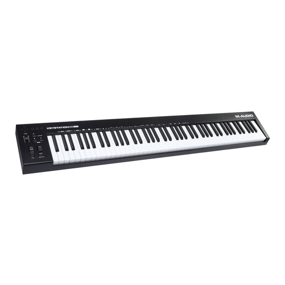 M-Audio Keystation 88 MK3 Benutzerhandbuch