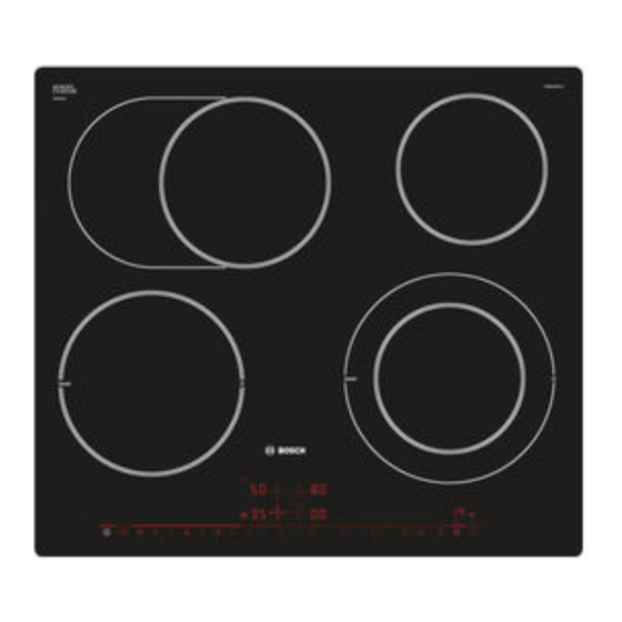 Bosch PKN6 DV1 Serie Gebrauchsanleitung