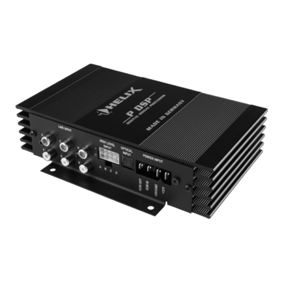 HELIX P-DSP Precision Bedienungsanleitung