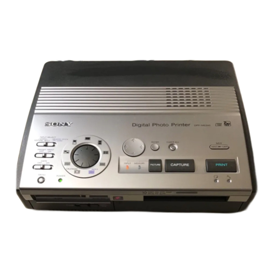 Sony DPP-MS300E Bedienungsanleitung