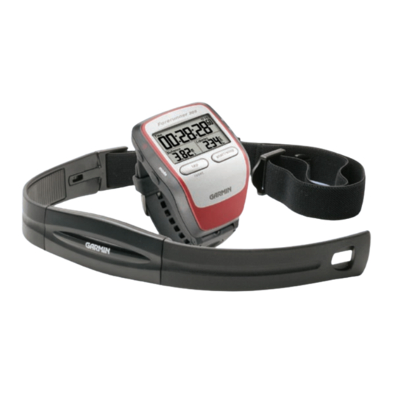 Garmin Forerunner 205 Bedienungsanleitung