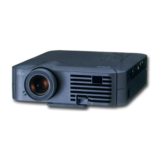 NEC MultiSync LT155 Bedienungshandbuch