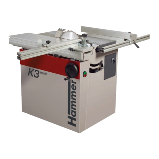 Hammer K3 basic Bedienungsanleitung