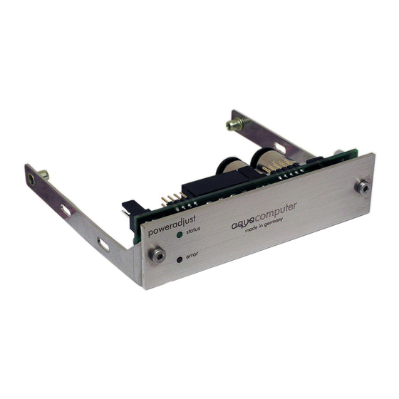 Aqua Computer poweradjust USB Montageanleitung