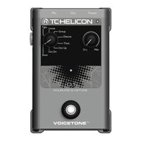 Tc-Helicon VoiceTone D1 Bedienungsanleitung