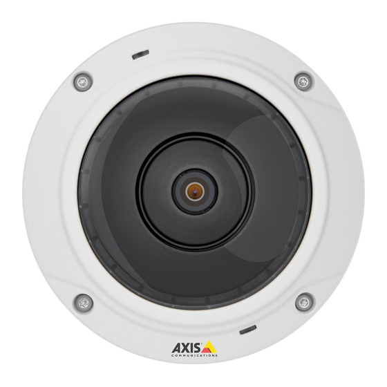 Axis M3037-PVE Installationsanleitung