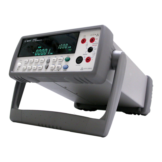 Agilent Technologies 34405A Benutzerhandbuch Und Servicehandbuch