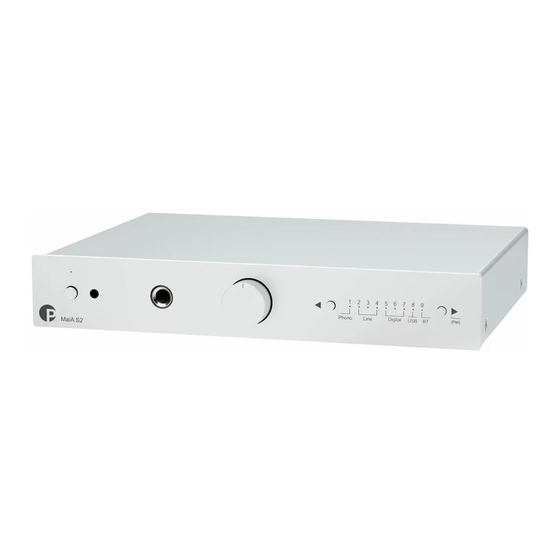 Pro-Ject Audio Systems MaiA S2 Bedienungsanleitung