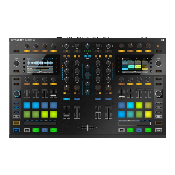 Native Instruments Traktor Kontrol S8 Handbuch