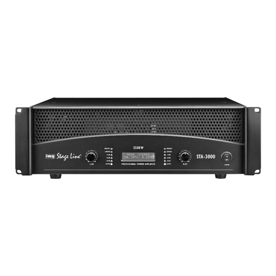 IMG STAGELINE STA-3000 Bedienungsanleitung