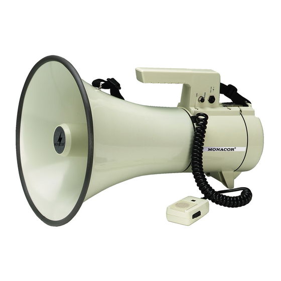 Monacor TM-25 Bedienungsanleitung