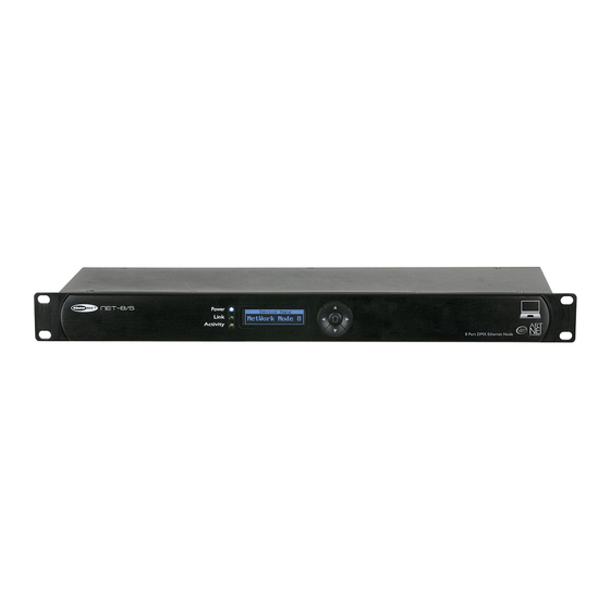 SHOWTEC Net-8/5 Gebrauchsanweisung