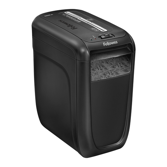Fellowes 60Cs Bedienungsanleitung