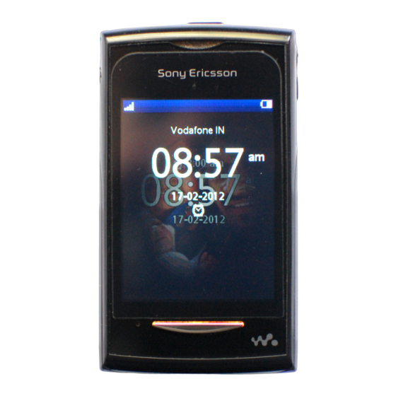 Sony Ericsson Yendo with Walkman W150i Bedienungsanleitung