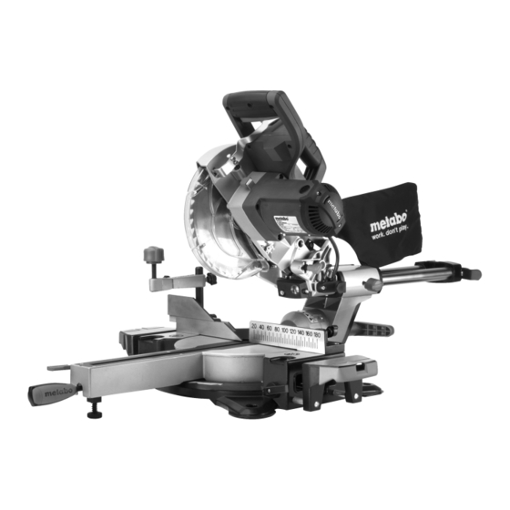 Metabo KGS 216 M Originalbetriebsanleitung