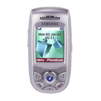 Samsung SGH-E800 Bedienungsanleitung