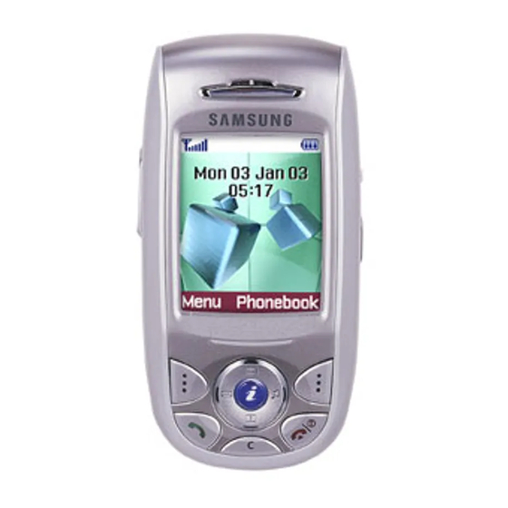 Samsung SGH-E800 Bedienungsanleitung