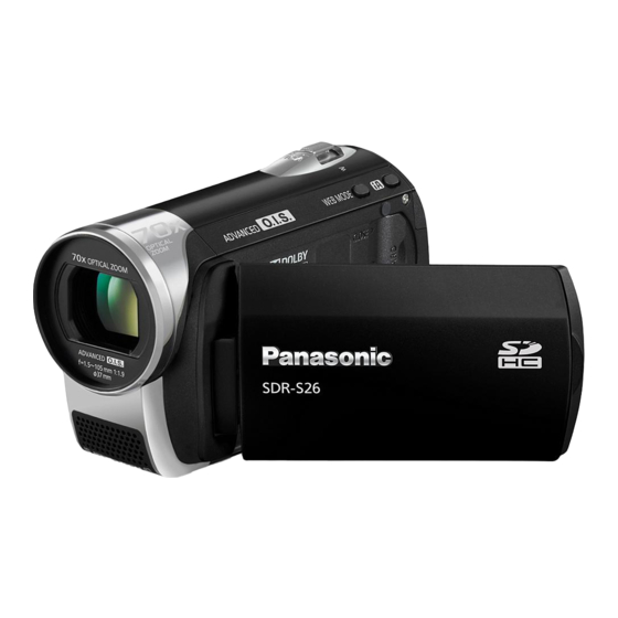 Panasonic SDR-S26 Bedienungsanleitung