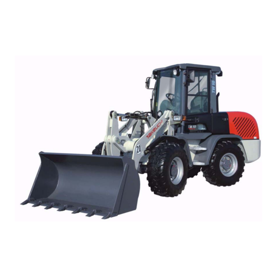 Takeuchi TW10 Betriebsanleitung