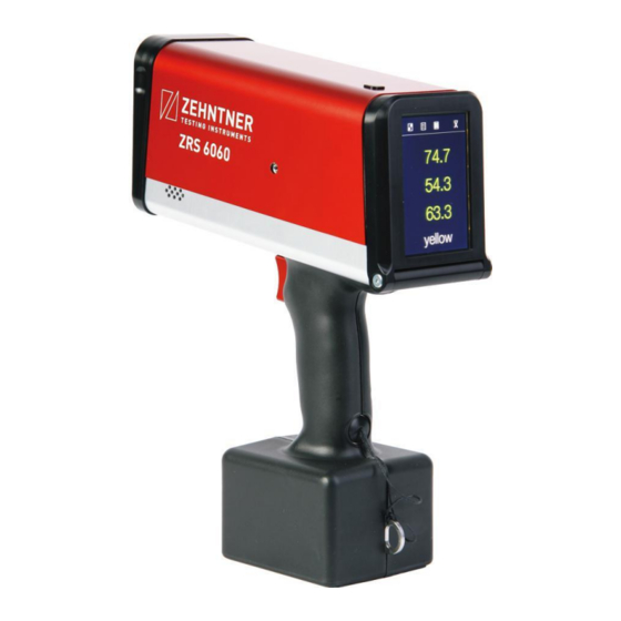 Proceq ZRS 6060 Bedienungsanleitung