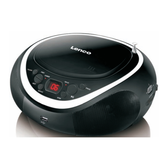 LENCO SCD-36 USB Bedienungsanleitung