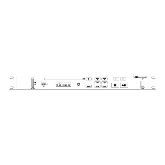 UNIelectronic UD 1001 Bedienungsanleitung