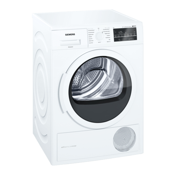 Siemens WT45W4B1 Gebrauchs- Und Aufstellanleitung