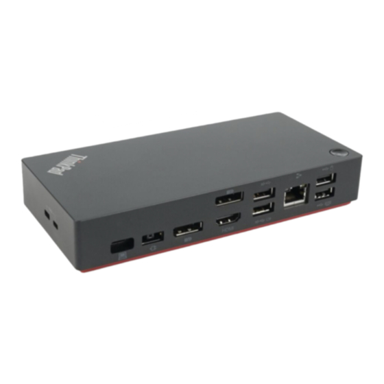 Lenovo ThinkPad Universal USB-C Dock v2 Benutzerhandbuch