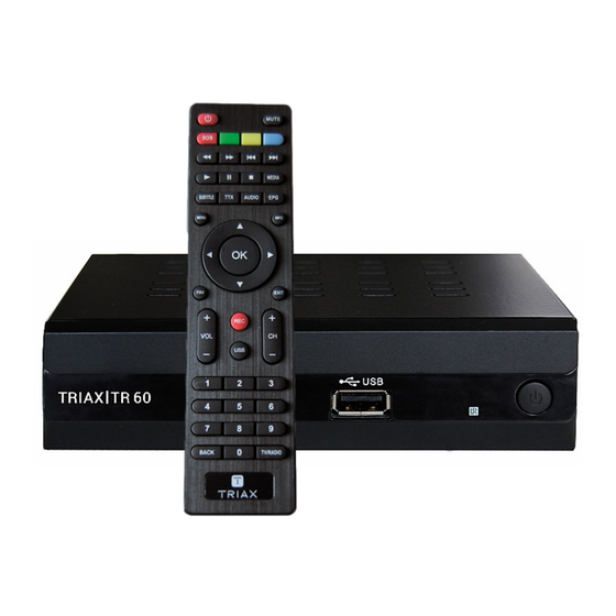 Triax TR60 Bedienungsanleitung
