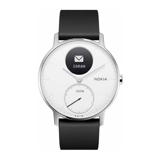 Nokia Steel HR Serie Installations- Und Bedienungsanleitung