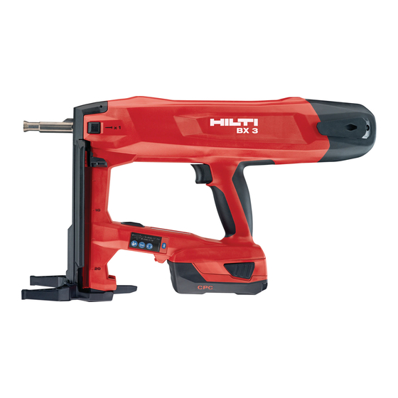 Hilti BX 3-IF Bedienungsanleitung