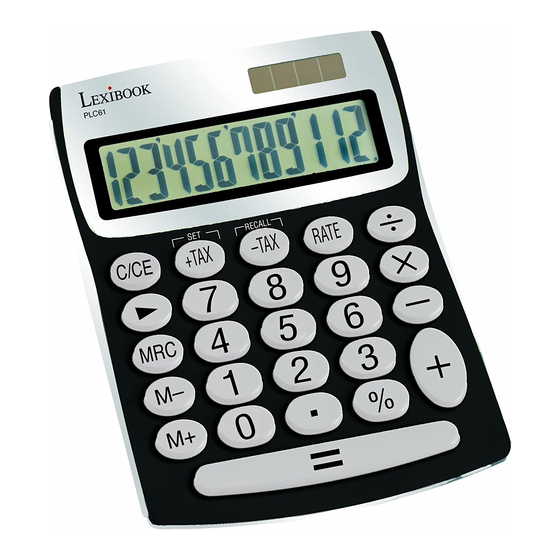 LEXIBOOK PLC61 Bedienungsanleitung