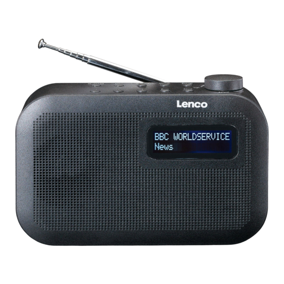LENCO PDR-016 Benutzerhandbuch