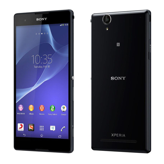 Sony Xperia T2 Ultra D5303 Bedienungsanleitung