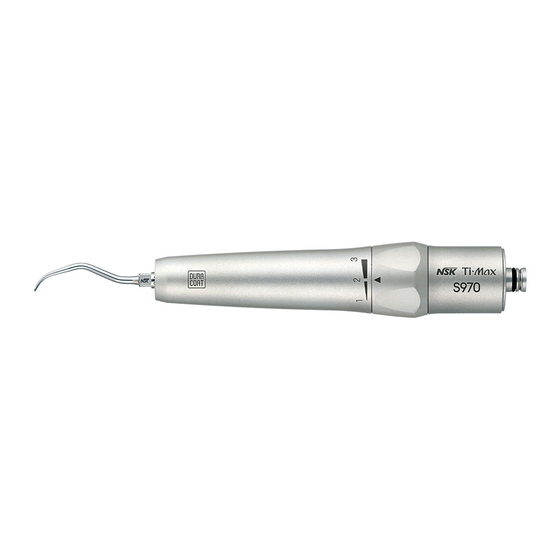 NSK Ti-Max S970 Handbücher