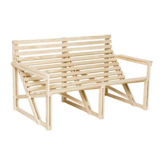 Weltevree Patiobench Anleitung