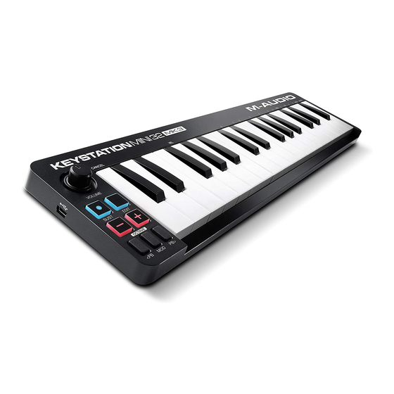 M-Audio Keystation Mini 32 Kurzanleitung