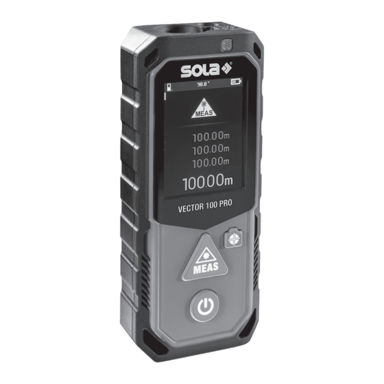 Sola VECTOR 100 PRO Gebrauchsanweisung