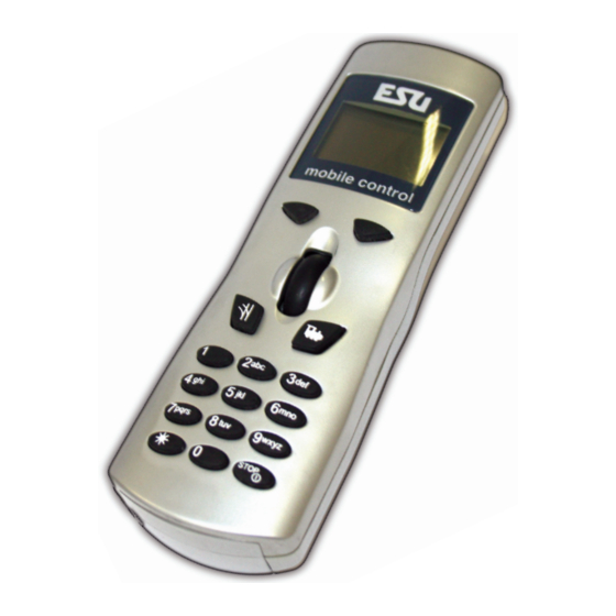 Esu Mobile Control Einbau- Und Betriebsanleitung