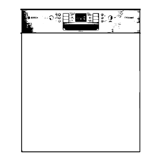 Bosch SMI86P05DE Kurzanleitung