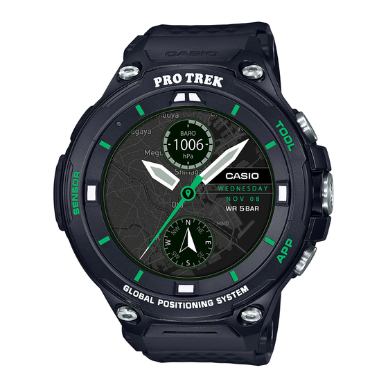 Casio WSD-F20X Bedienungsanleitung