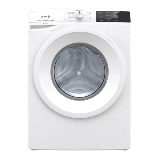 Gorenje WEI843P Handbücher